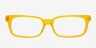 Model 3 Yellow & Pearl AcetateEyeglass Frames from EyeBuyDirect, Front View