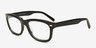 GAF-110194 Black AcetateEyeglass Frames from EyeBuyDirect, Angle View