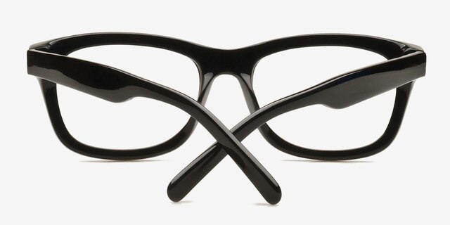 GAF-110194 Black AcetateEyeglass Frames from EyeBuyDirect, Closed View