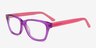 Boguchar Purple & Pink AcetateEyeglass Frames from EyeBuyDirect, Angle View