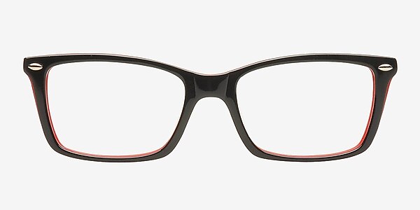 Gubkinsky Black/Red Acetate Eyeglass Frames