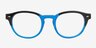 Gudermes Blue & Black AcetateEyeglass Frames from EyeBuyDirect, Front View
