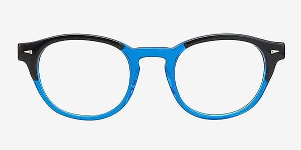 Gudermes Blue/Black Acetate Eyeglass Frames