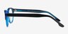 Gudermes Blue & Black AcetateEyeglass Frames from EyeBuyDirect, Side View