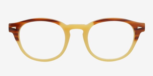 Gudermes Brown & Tortoise AcetateEyeglass Frames from EyeBuyDirect, Front View