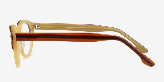Gudermes Brown & Tortoise AcetateEyeglass Frames from EyeBuyDirect, Side View