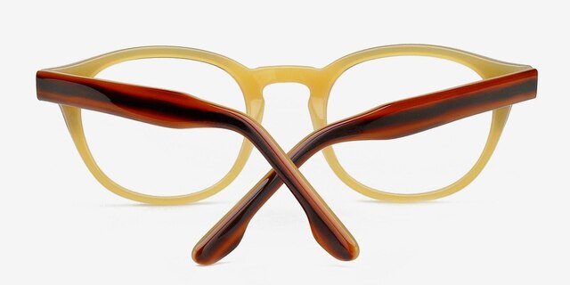 Gudermes Brown & Tortoise AcetateEyeglass Frames from EyeBuyDirect, Closed View