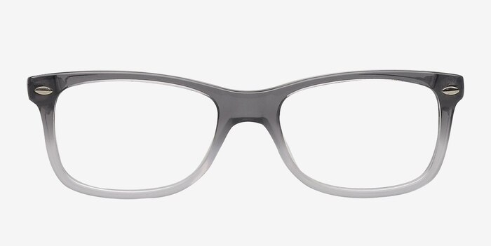 Novorzhev Grey/Clear Acétate Montures de lunettes de vue d'EyeBuyDirect