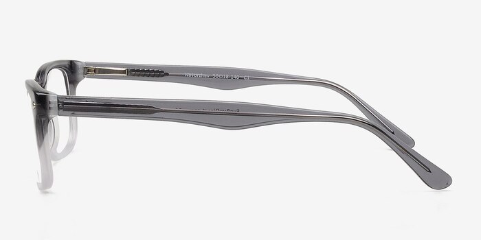 Novorzhev Grey/Clear Acétate Montures de lunettes de vue d'EyeBuyDirect