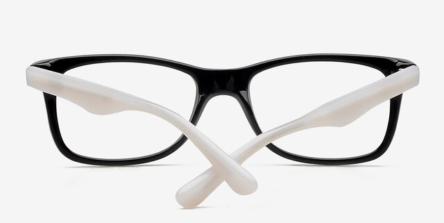 Novorzhev Black AcetateEyeglass Frames from EyeBuyDirect, Closed View