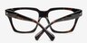 Ostrovnoy Tortoise AcetateEyeglass Frames from EyeBuyDirect, Closed View