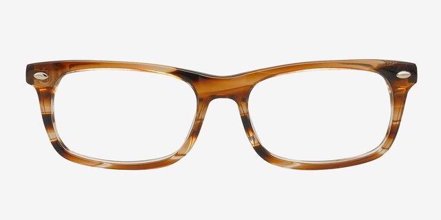 Ozherelye Brown AcetateEyeglass Frames from EyeBuyDirect, Front View