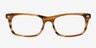 Ozherelye Brown AcetateEyeglass Frames from EyeBuyDirect, Front View
