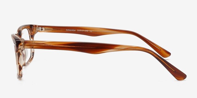 Ozherelye Brown AcetateEyeglass Frames from EyeBuyDirect, Side View