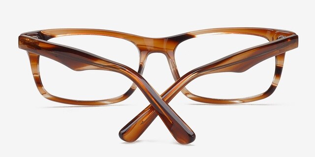 Ozherelye Brown AcetateEyeglass Frames from EyeBuyDirect, Closed View