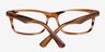 Ozherelye Brown AcetateEyeglass Frames from EyeBuyDirect, Closed View