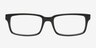 Aznakayevo Black AcetateEyeglass Frames from EyeBuyDirect, Front View