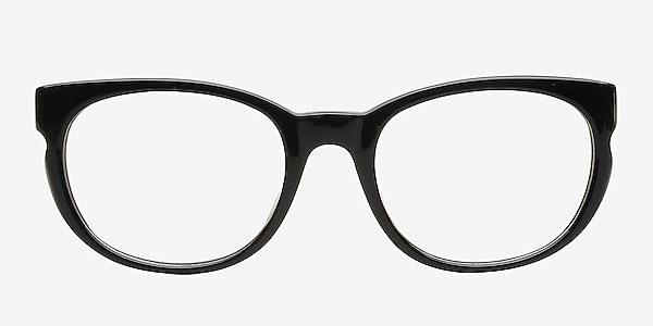 Domodedovo Black Acetate Eyeglass Frames