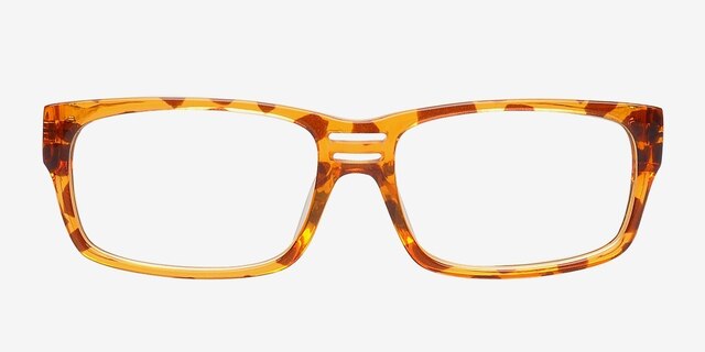 Dmitriyev Tortoise AcetateEyeglass Frames from EyeBuyDirect, Front View