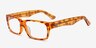 Dmitriyev Tortoise AcetateEyeglass Frames from EyeBuyDirect, Angle View