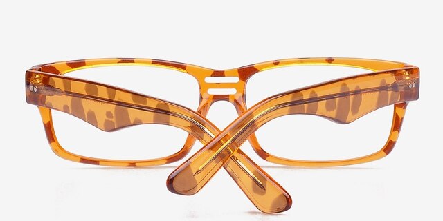 Dmitriyev Tortoise AcetateEyeglass Frames from EyeBuyDirect, Closed View