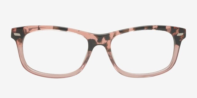 Gvardeysk Pink & Black AcetateEyeglass Frames from EyeBuyDirect, Front View