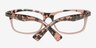 Gvardeysk Pink & Black AcetateEyeglass Frames from EyeBuyDirect, Closed View