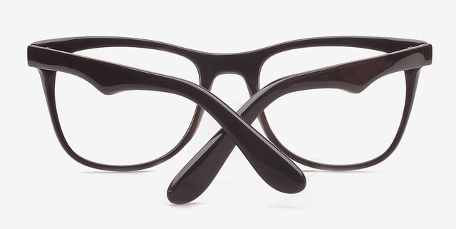 Sebezh Coffee AcetateEyeglass Frames from EyeBuyDirect, Closed View