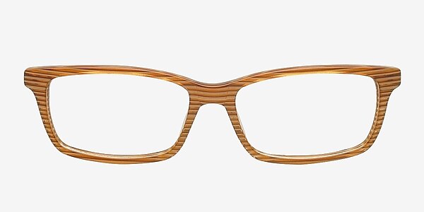 Satka Golden/Strip Acetate Eyeglass Frames