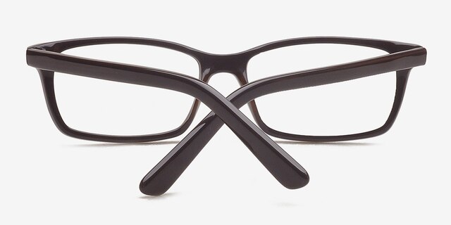 Satka Coffee AcetateEyeglass Frames from EyeBuyDirect, Closed View