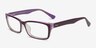 HA814 Purple AcetateEyeglass Frames from EyeBuyDirect, Angle View