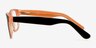 HS2204 Black & Pink AcetateEyeglass Frames from EyeBuyDirect, Side View