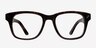 Chernogorsk Brown AcetateEyeglass Frames from EyeBuyDirect, Front View
