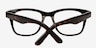 Chernogorsk Brown AcetateEyeglass Frames from EyeBuyDirect, Closed View