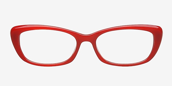 Tagil Red Acetate Eyeglass Frames