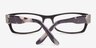 Salda Black AcetateEyeglass Frames from EyeBuyDirect, Closed View