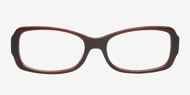 Konakovo Burgundy AcetateEyeglass Frames from EyeBuyDirect, Front View