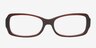 Konakovo Burgundy AcetateEyeglass Frames from EyeBuyDirect, Front View