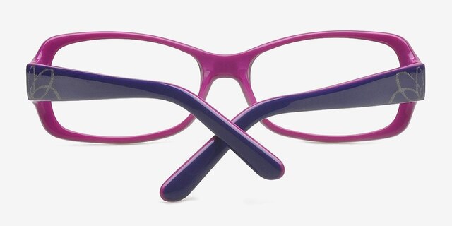 Konakovo Purple AcetateEyeglass Frames from EyeBuyDirect, Closed View
