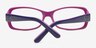 Konakovo Purple AcetateEyeglass Frames from EyeBuyDirect, Closed View