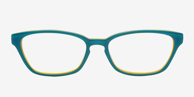 Tura Green AcetateEyeglass Frames from EyeBuyDirect, Front View