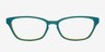 Tura Green AcetateEyeglass Frames from EyeBuyDirect, Front View
