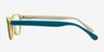 Tura Green AcetateEyeglass Frames from EyeBuyDirect, Side View