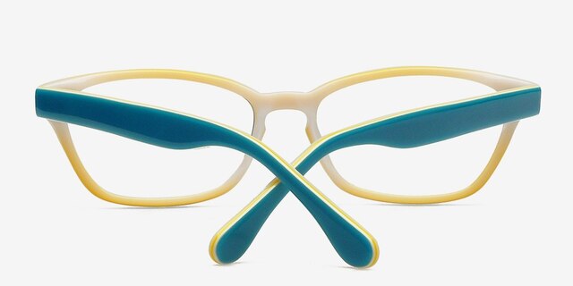 Tura Green AcetateEyeglass Frames from EyeBuyDirect, Closed View