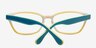 Tura Green AcetateEyeglass Frames from EyeBuyDirect, Closed View