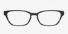 Tura Black AcetateEyeglass Frames from EyeBuyDirect, Front View