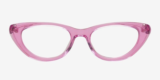 Lyalya Pink AcetateEyeglass Frames from EyeBuyDirect, Front View