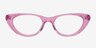 Lyalya Pink AcetateEyeglass Frames from EyeBuyDirect, Front View