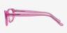 Lyalya Pink AcetateEyeglass Frames from EyeBuyDirect, Side View