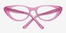 Lyalya Pink AcetateEyeglass Frames from EyeBuyDirect, Closed View